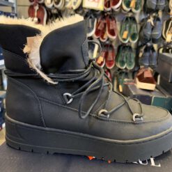 VINTERSKO Skolageret Antarctica Boot Sort medvenbare pigger Skolageret