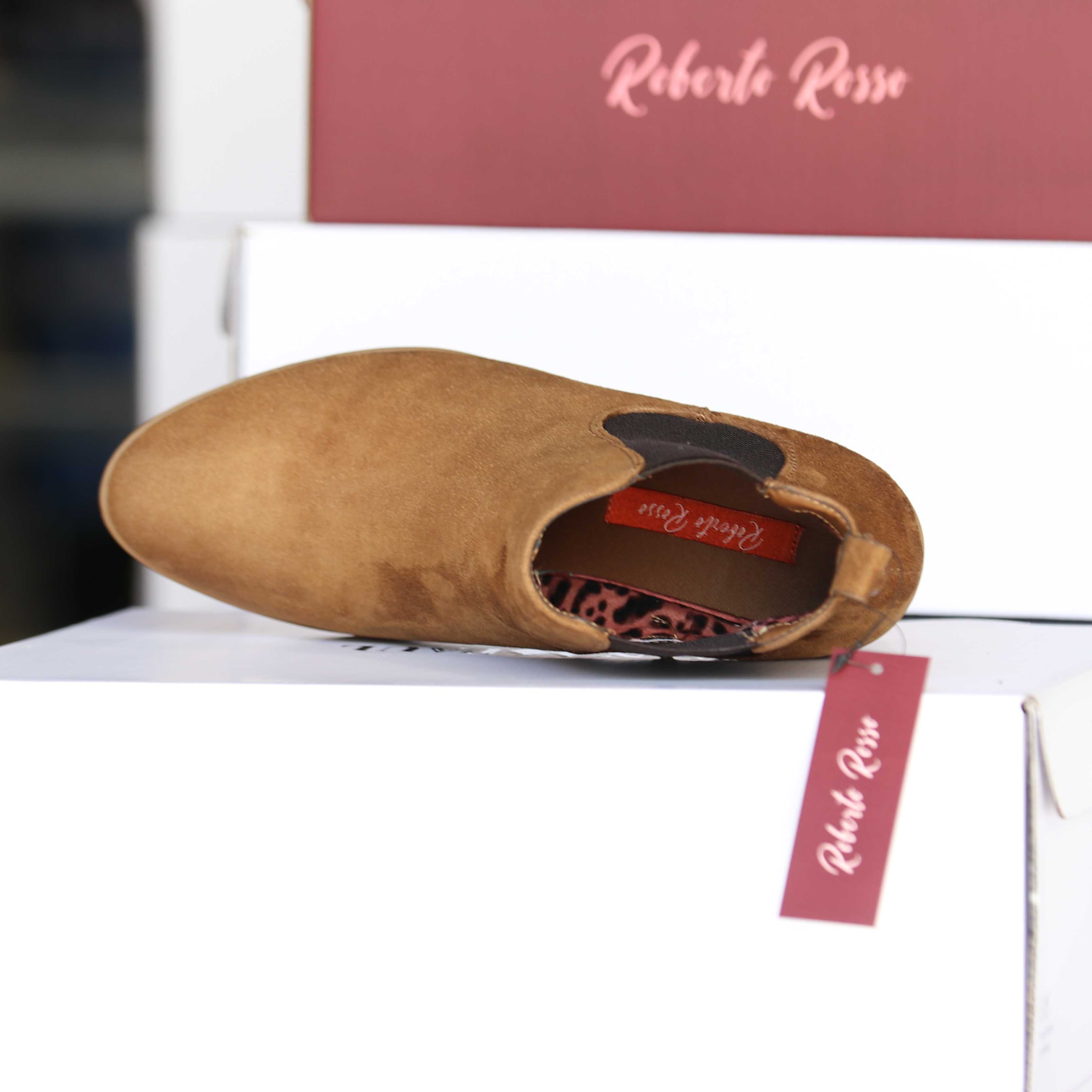 roberto rosso – brownboot brun dame skoletter og boots høst4