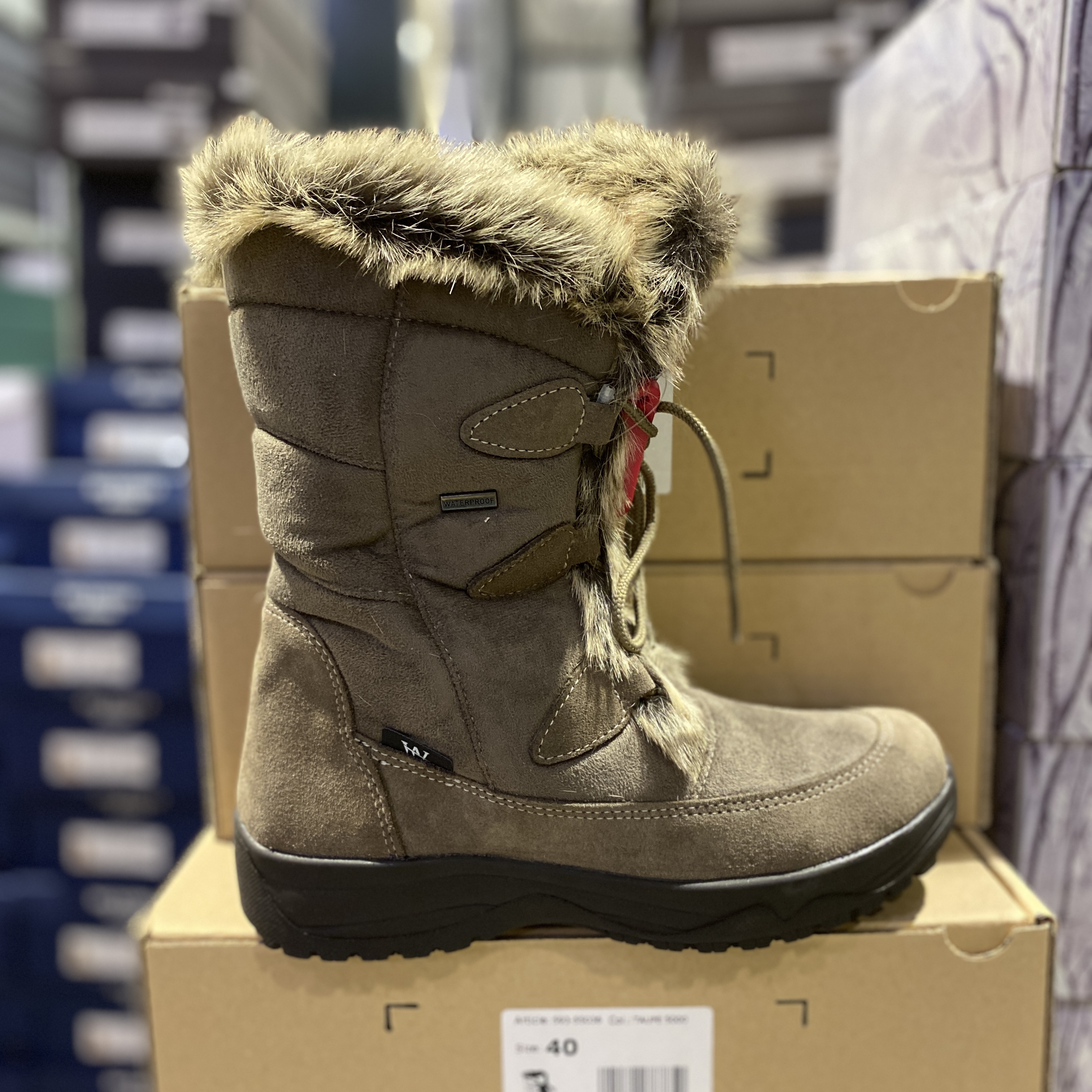 icewalker boots taupe dame piggsko1
