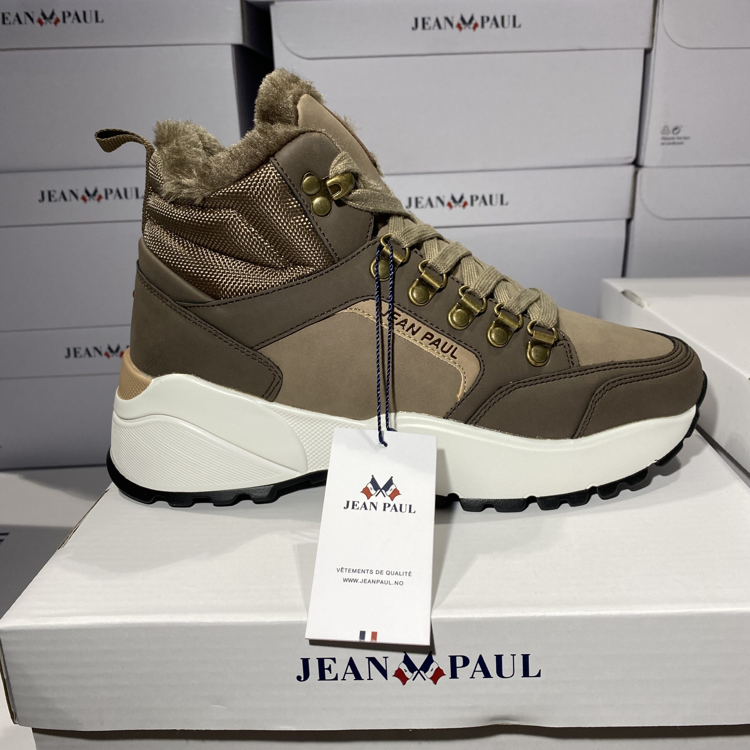 jean paul massif brun vintersko dame4