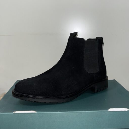 noodles chelsea boot suede black