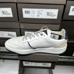 gregers clay leather white blue