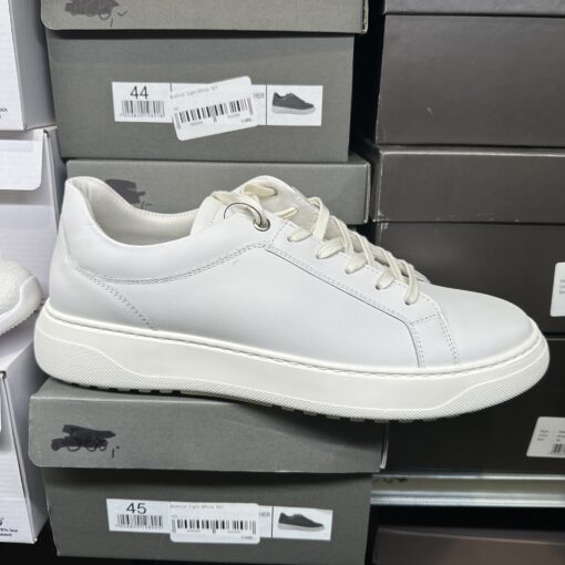 gregers street leather white