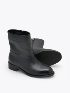 roberto rosso pavia leather boot black