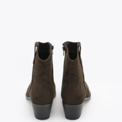 roberto rosso western boot low dark brown