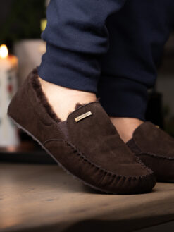 jean paul moccasin dark brown