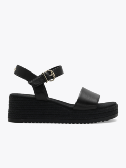 roberto rosso lili wedge black black