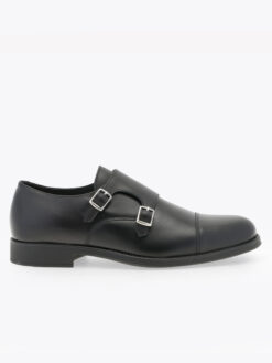 gregers monkstrap black