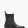 roberto rosso mira leather boot black