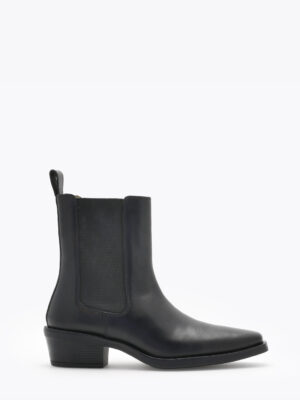 roberto rosso mira leather boot black