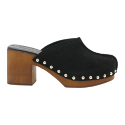 roberto rosso clogs suede black