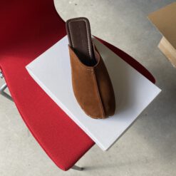 roberto rosso clogs suede brown