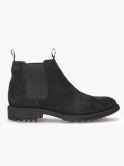 noodles chelsea boot suede black