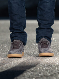 jean paul sancy suede coffee