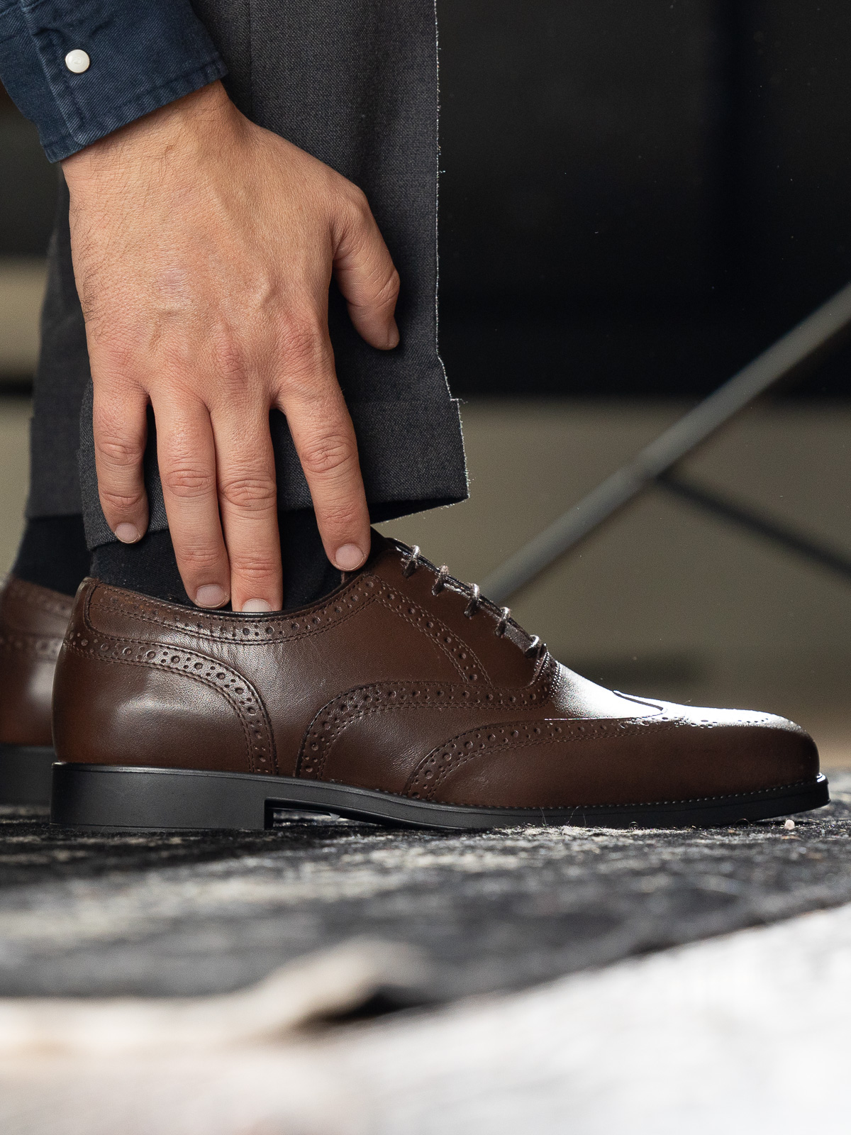 gregers oxford brogue brown