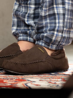jean paul moccasin dark brown