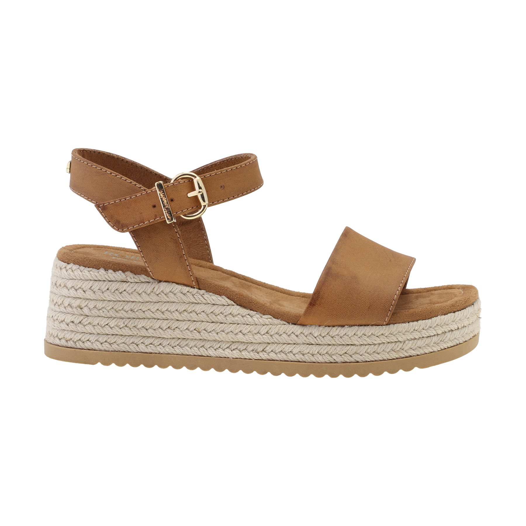 roberto rosso lili wedge cognac