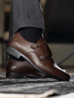 gregers monkstrap brown