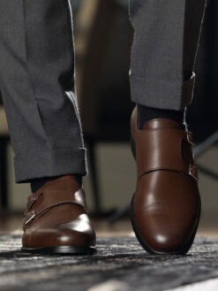 gregers monkstrap brown