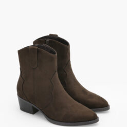 roberto rosso western boot low dark brown