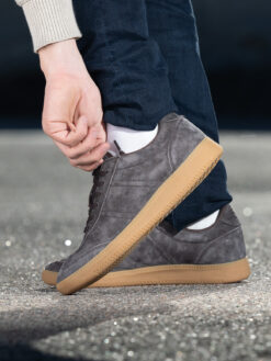 jean paul sancy suede coffee