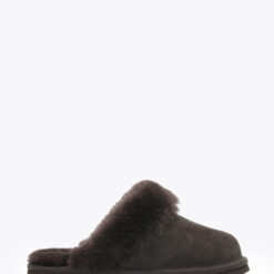 roberto rosso sheepskin slipper dark brown