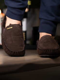 jean paul moccasin dark brown