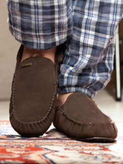 jean paul moccasin dark brown