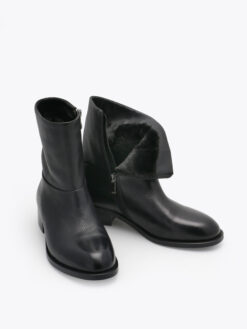 roberto rosso pavia leather boot black