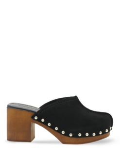 roberto rosso clogs suede black