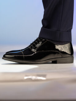 gregers bergamo black patent
