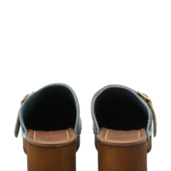 roberto rosso clogs suede leather lt blue