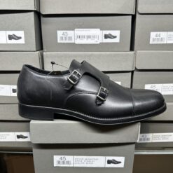 gregers monkstrap black