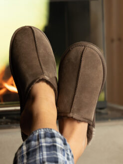 jean paul pantoufle m dark brown