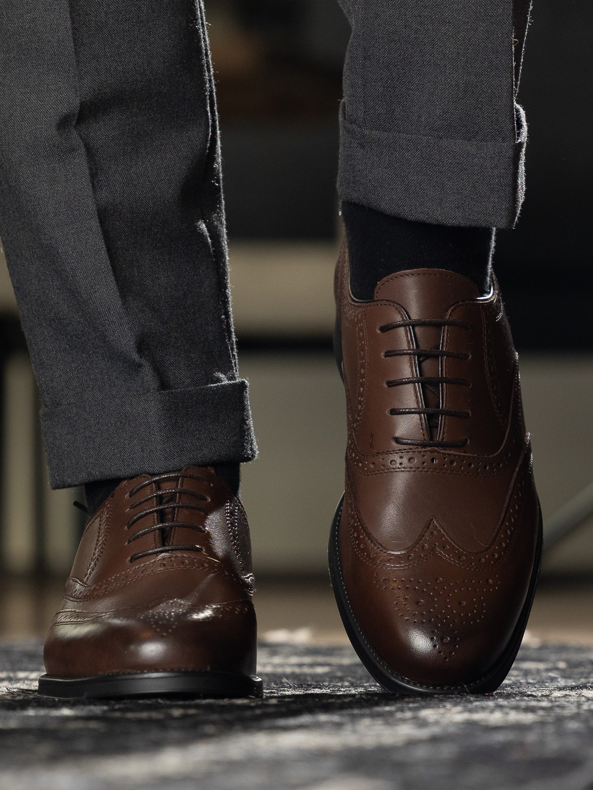 gregers oxford brogue brown