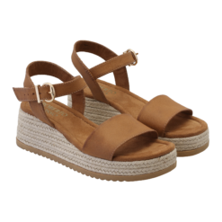 roberto rosso lili wedge cognac