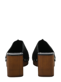 roberto rosso clogs suede black