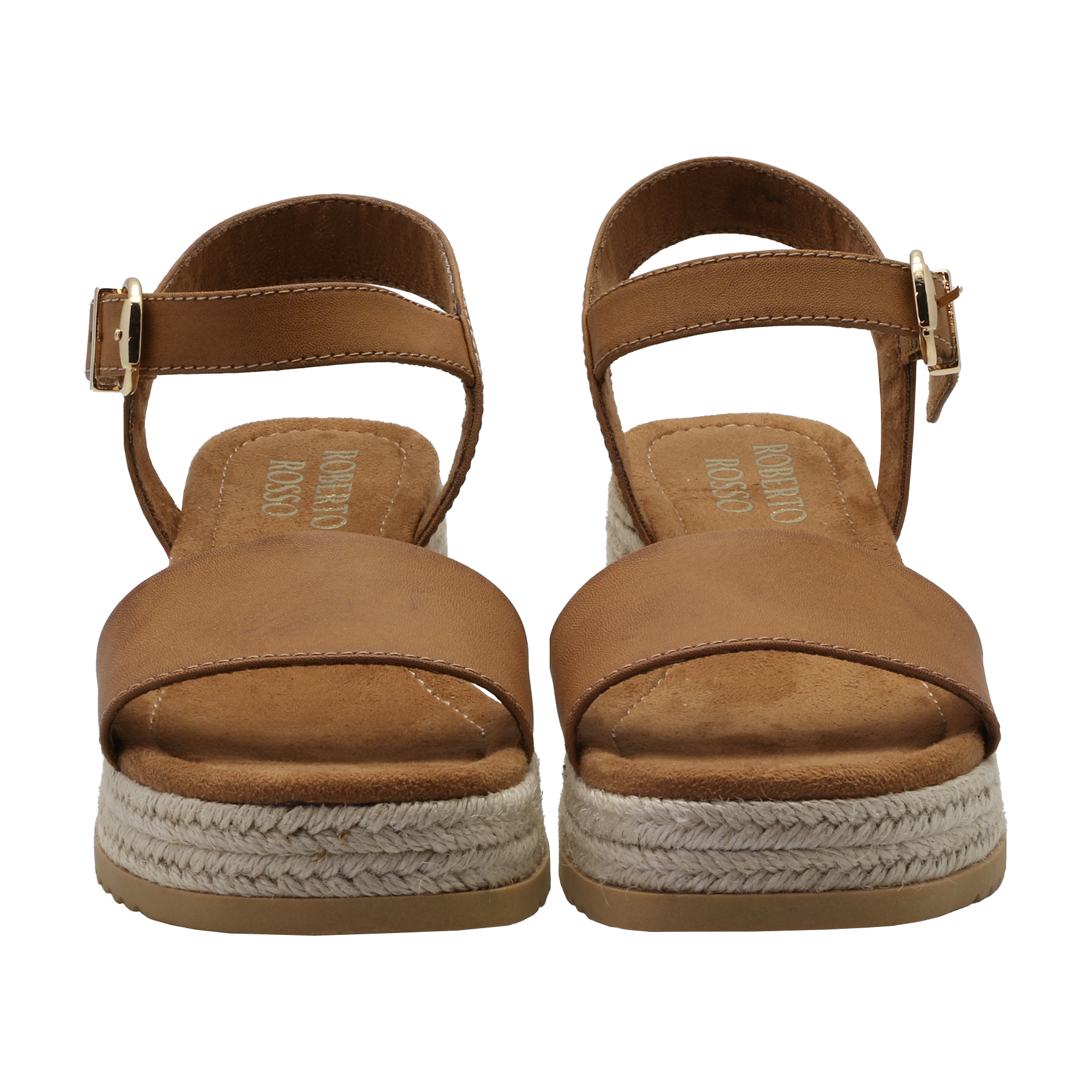 roberto rosso lili wedge cognac