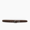 roberto rosso zeno belt slim dark brown