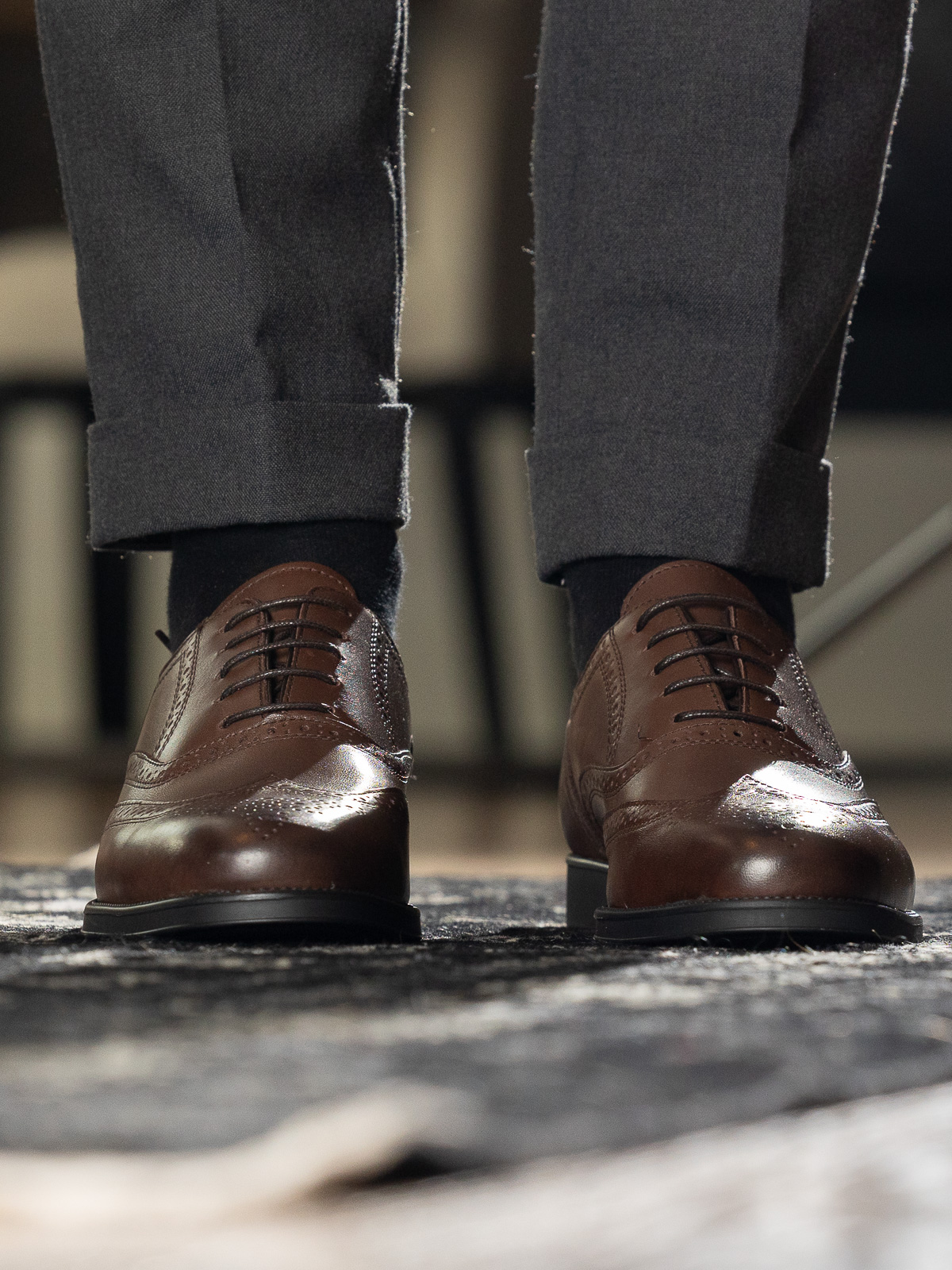 gregers oxford brogue brown