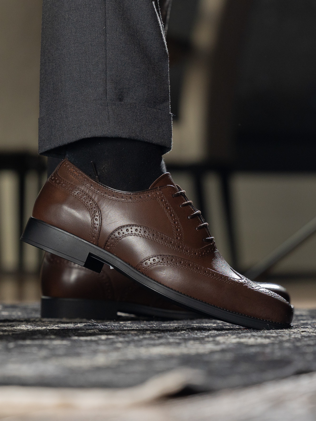 gregers oxford brogue brown