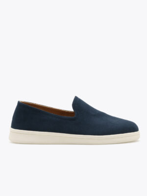 roberto rosso genova loafer suede navy