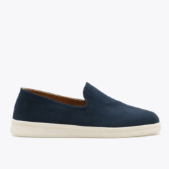 roberto rosso genova loafer suede navy