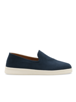 roberto rosso genova loafer suede navy
