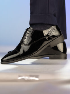 gregers bergamo black patent