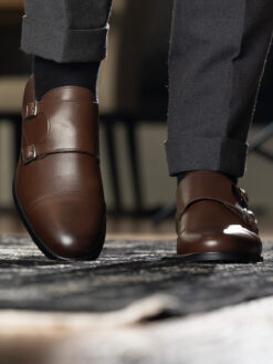 gregers monkstrap brown