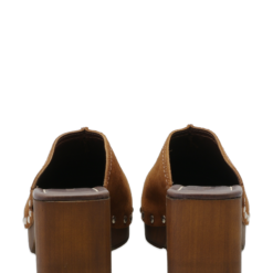 roberto rosso clogs suede brown