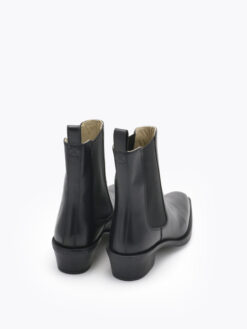 roberto rosso mira leather boot black