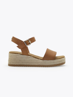 roberto rosso lili wedge cognac