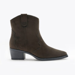 roberto rosso western boot low dark brown